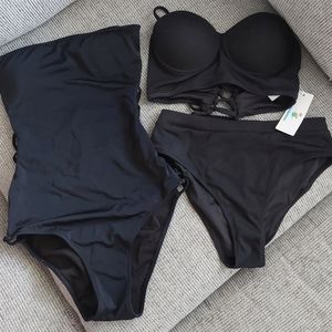 Black swimsuits